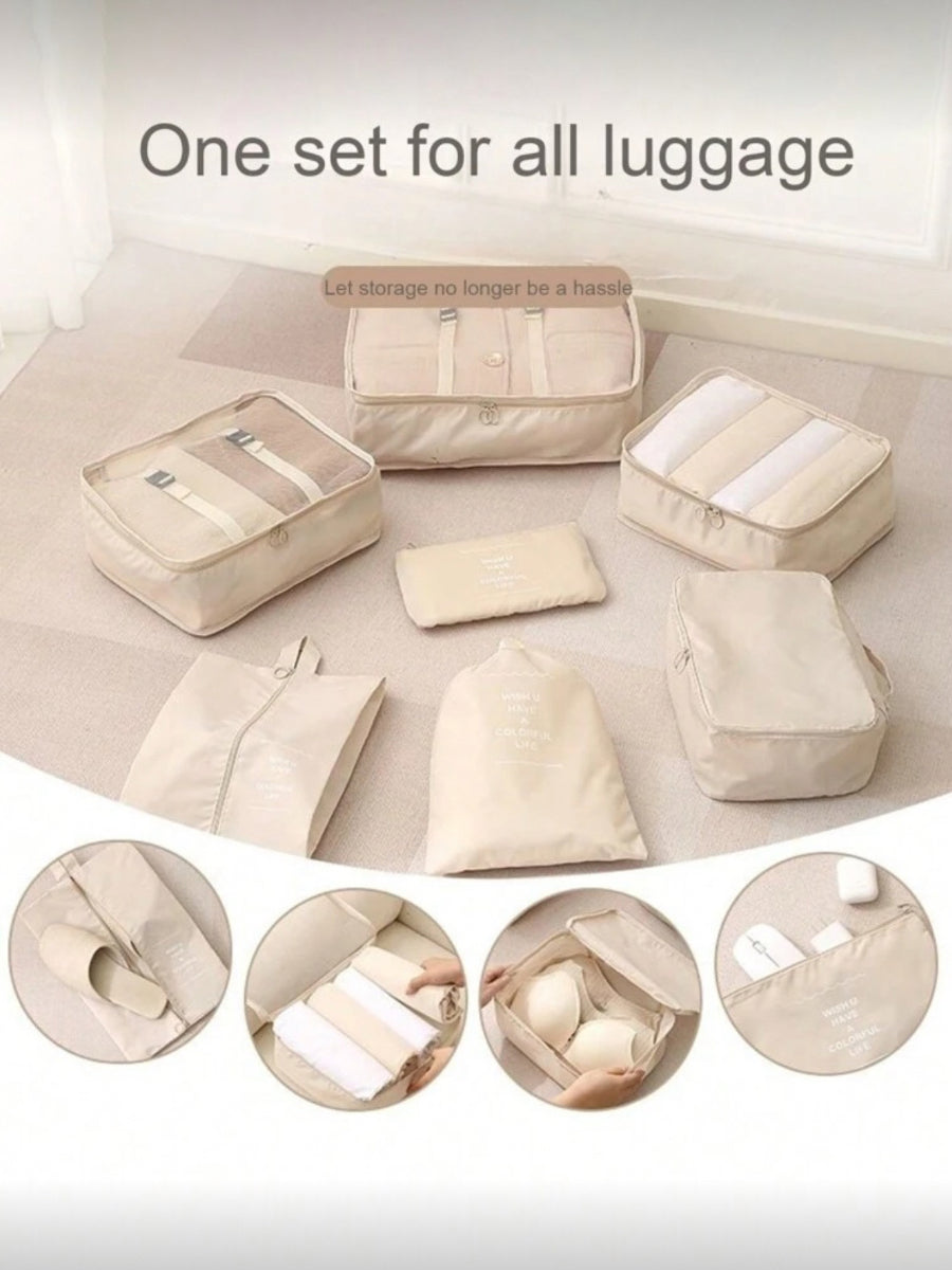 8 Pieces Waterproof Clothing Organizer