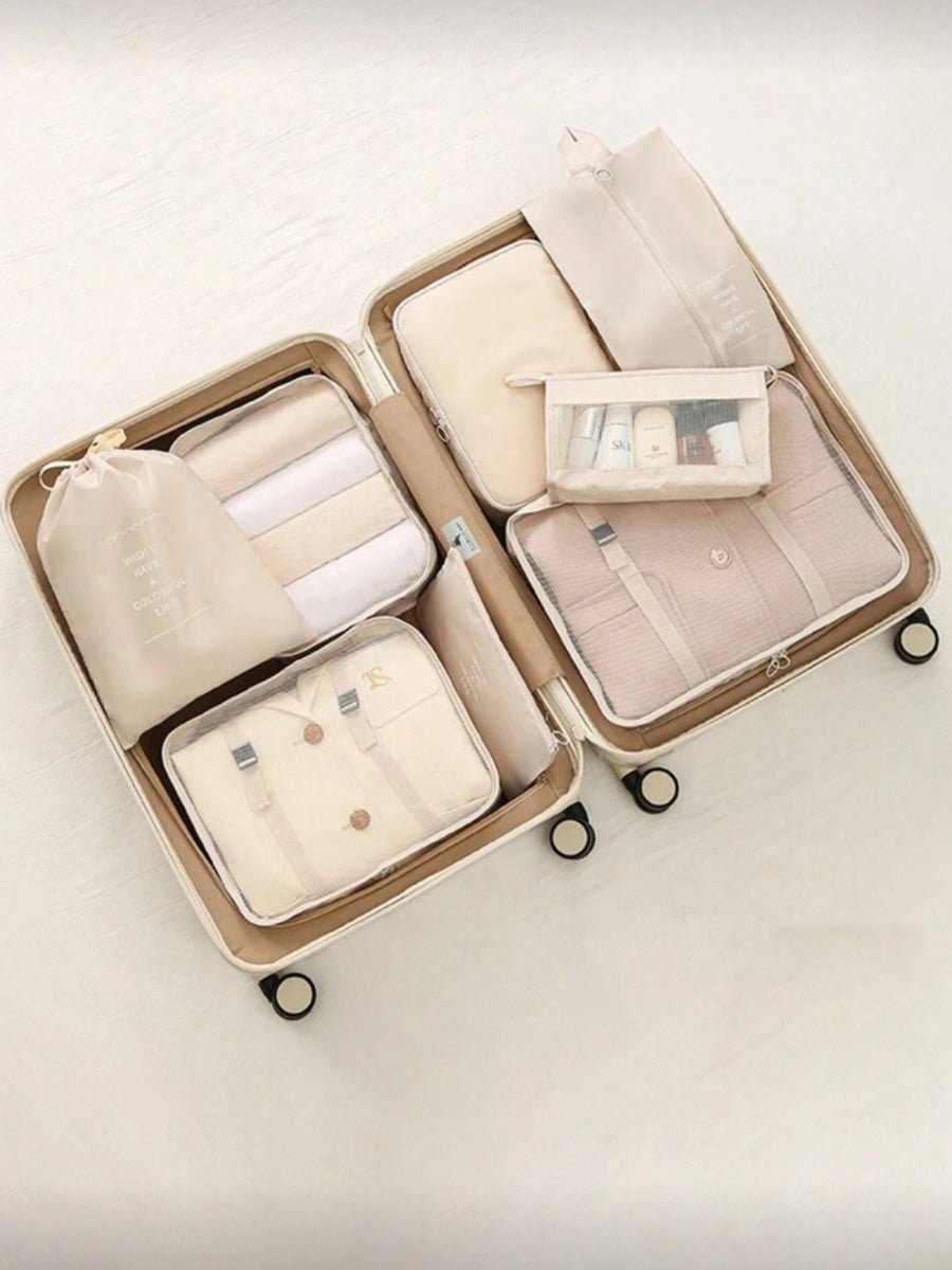 8 Pieces Waterproof Clothing Organizer