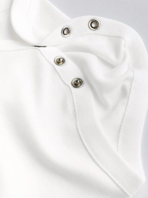 White 5 Pack Essential Baby Long Sleeve Bodysuits