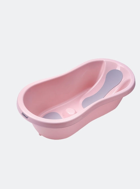 Baby bathtub with Anti-slip recline Pad