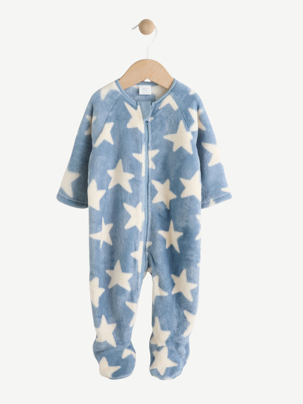 Baby Stars Fleece Sleepsuit