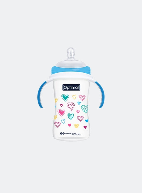 Extra Wide Neck Feeding Bottle With Handle 240ml