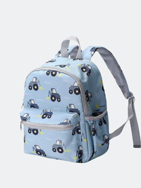 KIds Backpack & Lunch Bag Car Pattern