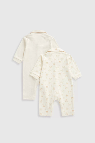 Woodland Sleepsuits- 2 Pack