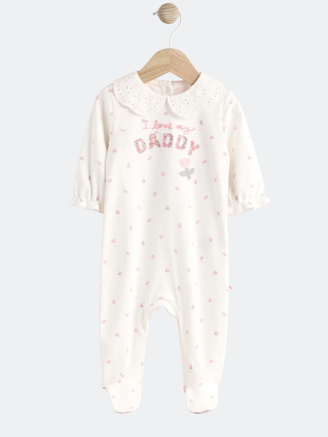 100% Cotton Sleepsuit Pink Daddy