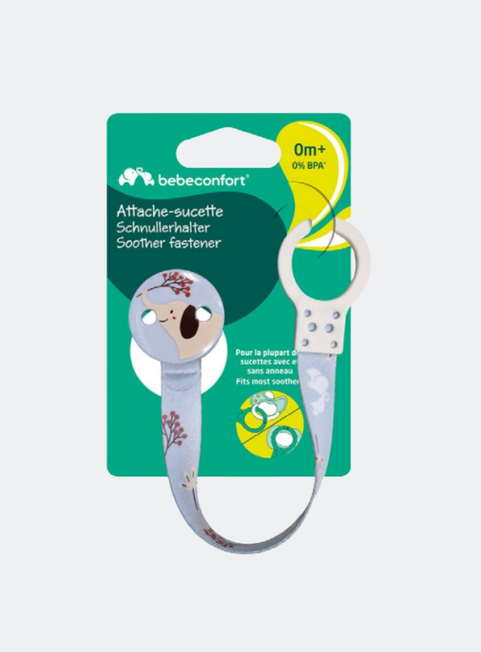 2’s Printed Ribbon soother Fastners