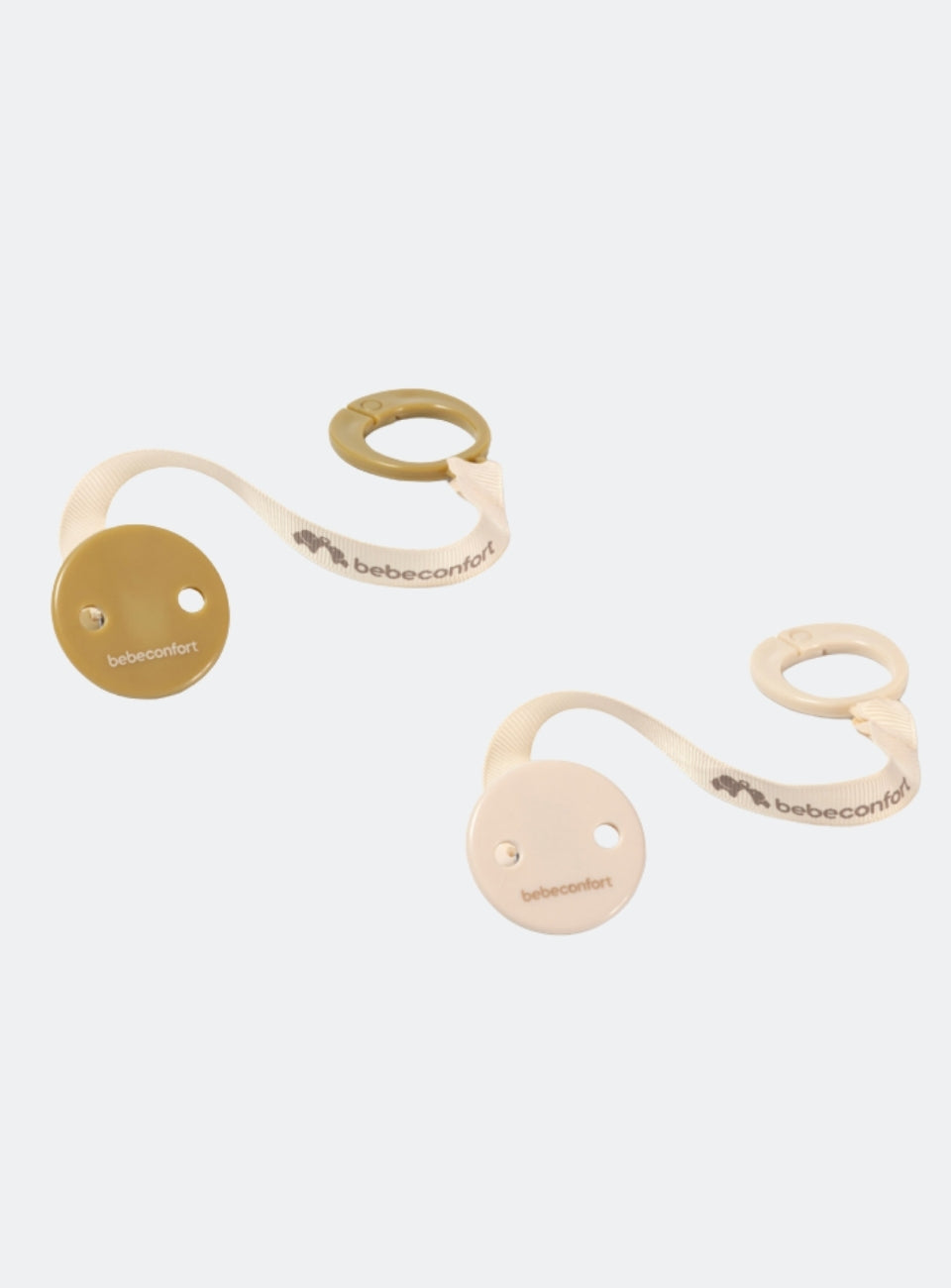 2’s Round Soother Fastener Sand/Green