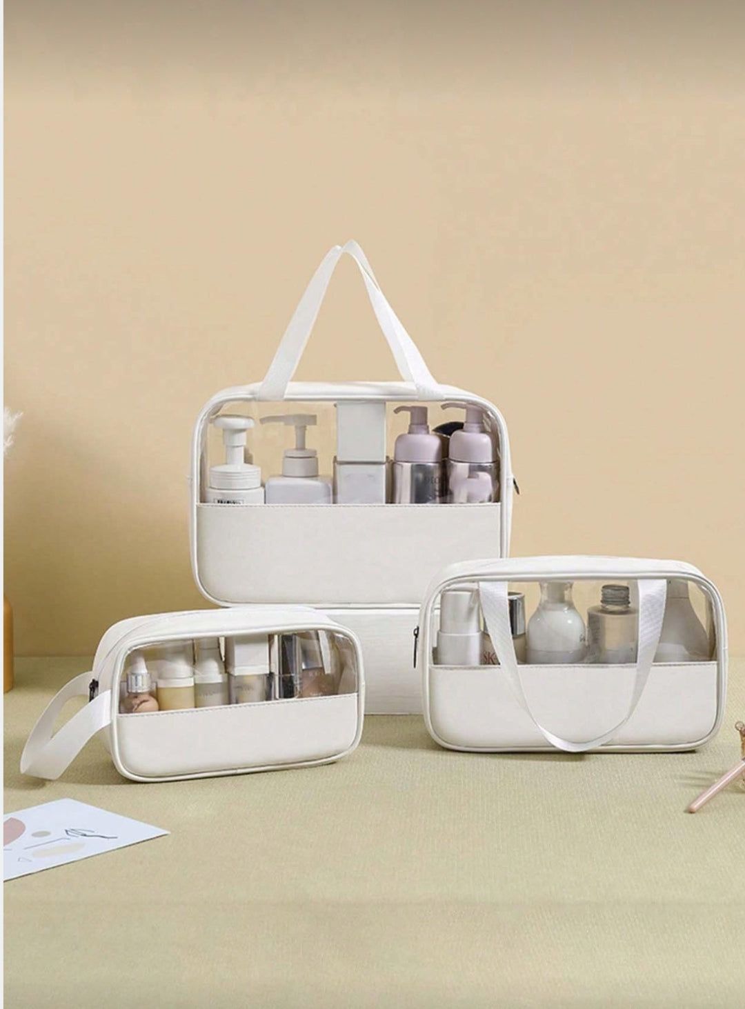 3-Piece Makeup Organizer Set