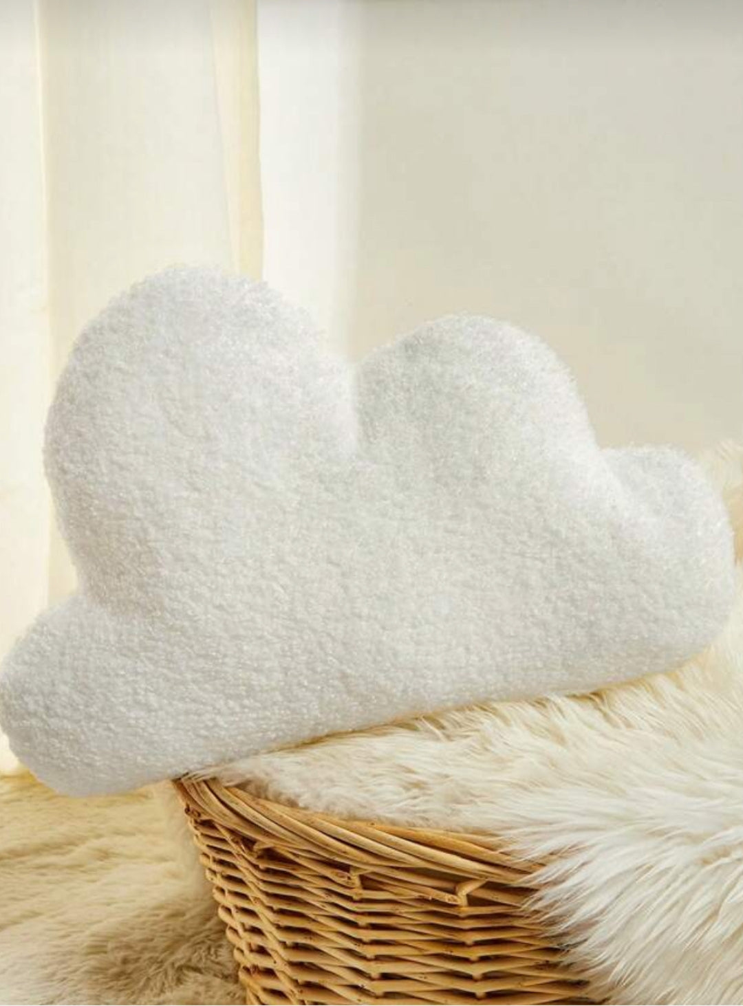 Soft and Skin-Friendly Cloud-Shaped Cushion Pillow for Children
