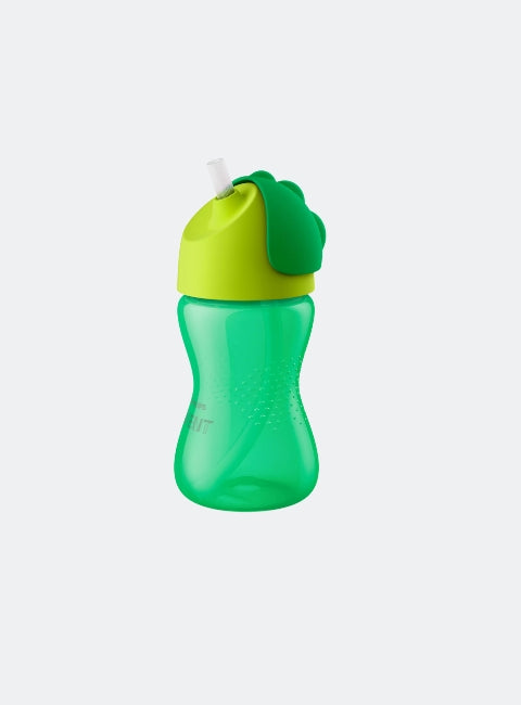 AVENT BENDY STRAW CUP 300ML 12M+ - PINK/GREEN
