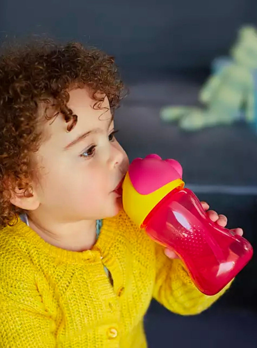 AVENT BENDY STRAW CUP 300ML 12M+ - PINK/GREEN