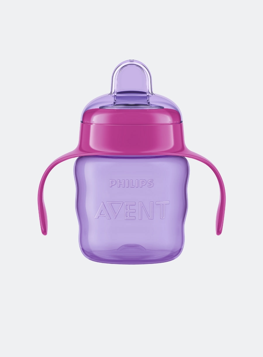 AVENT EASY SIP CUP 200ML 6M+ - RED AND PURPLE