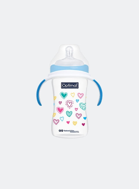 Extra Wide Neck Feeding Bottle With Handle 240ml