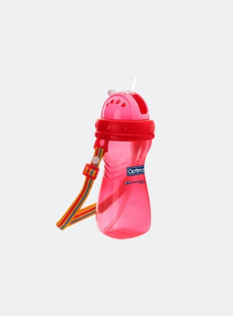 Silicone Straw Bottle 400ML