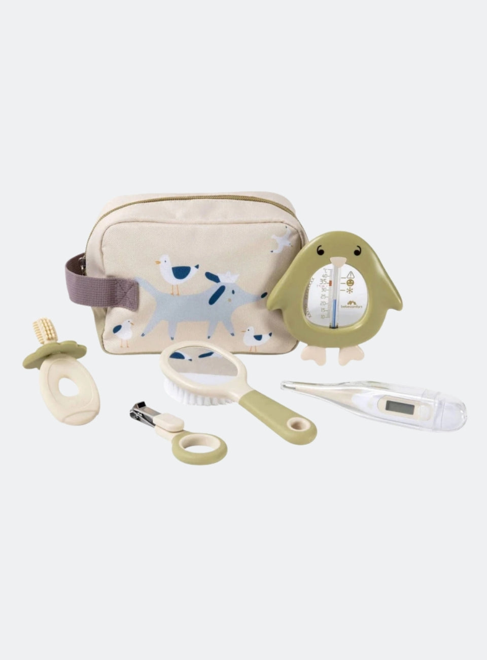 Toiletry Set - Dog & Seagulls