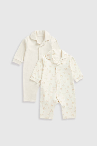 Woodland Sleepsuits- 2 Pack